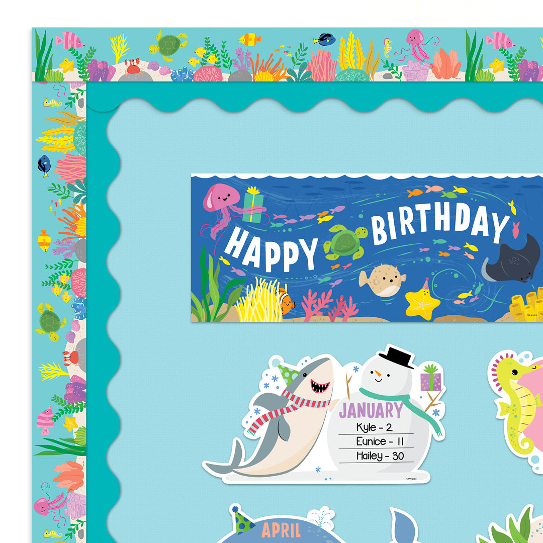 Sea Friends Under the Sea EZ Border – Creative Teaching Press
