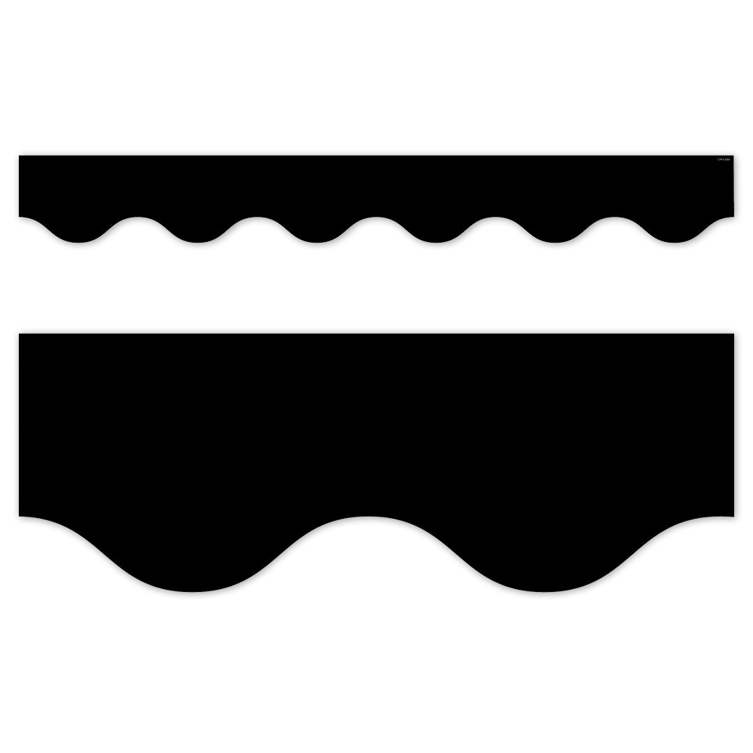Core Decor Black Wavy EZ Border