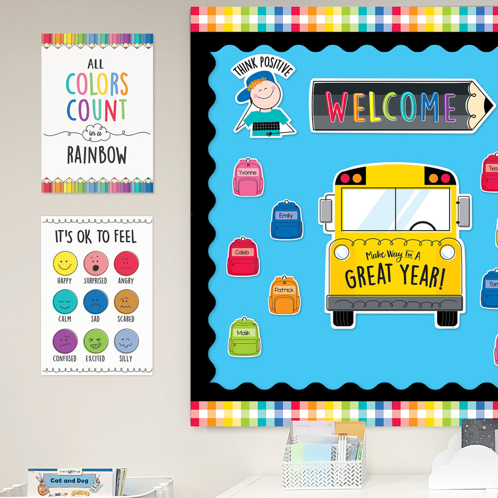 Core Decor Black Wavy EZ Border