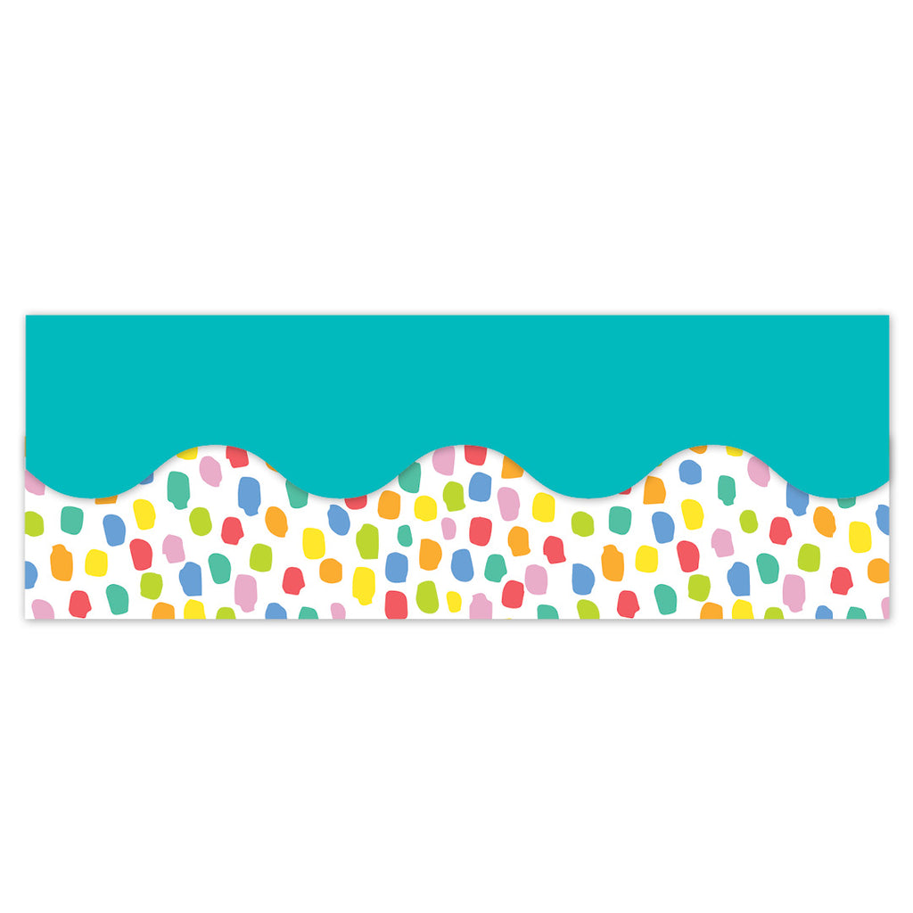 Core Decor Turquoise Wavy EZ Border