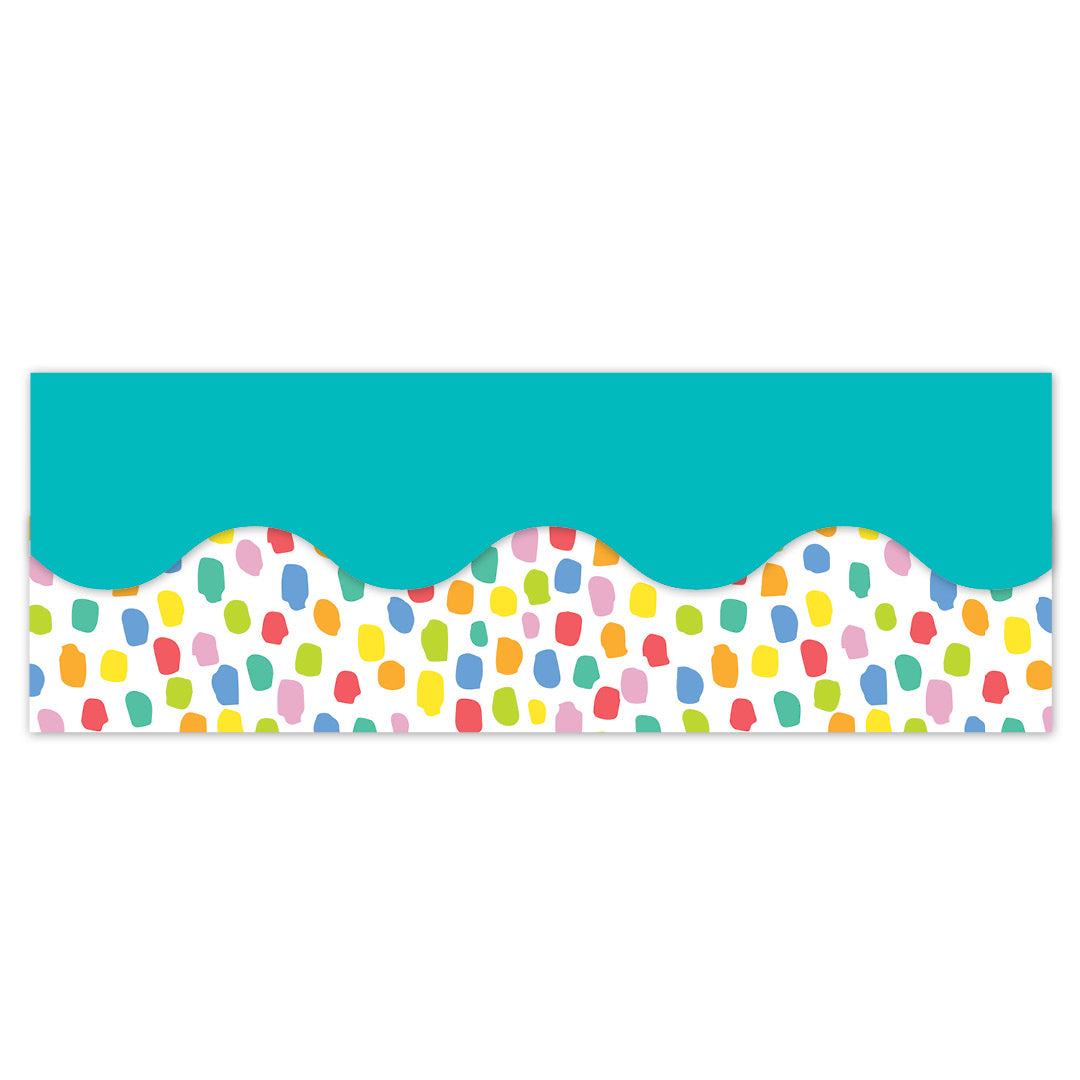 Core Decor Turquoise Wavy EZ Border