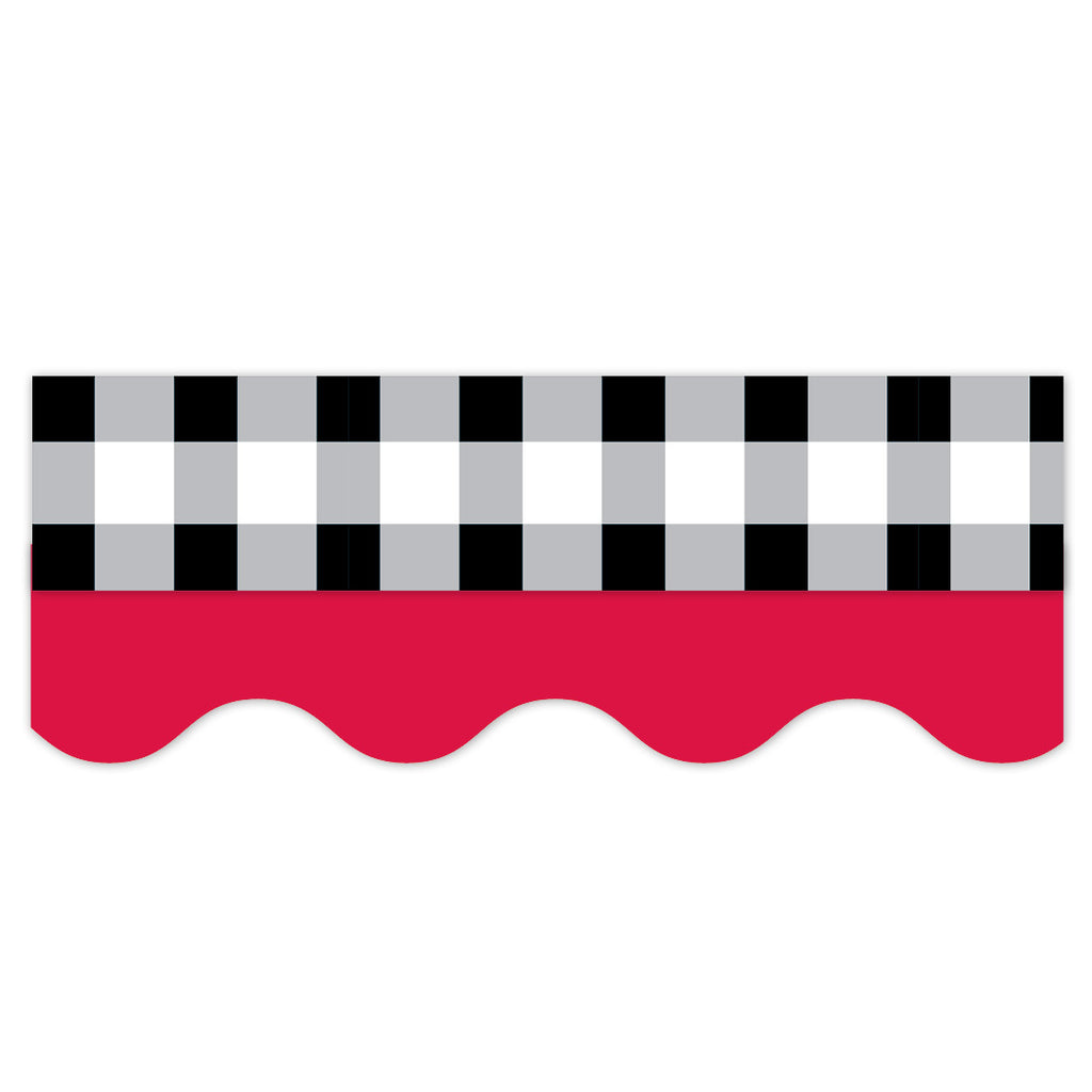 Core Decor Red Wavy EZ Border