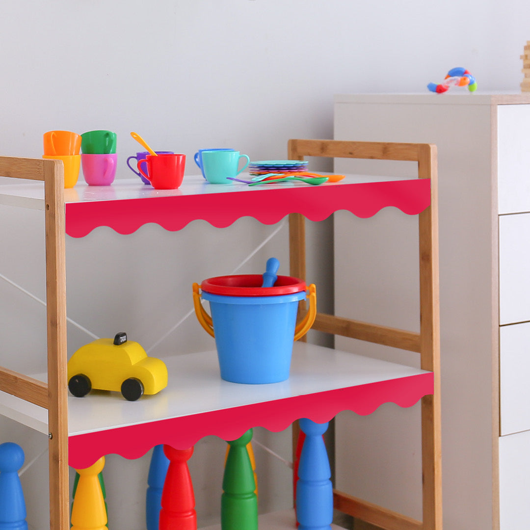 Core Decor Red Wavy EZ Border