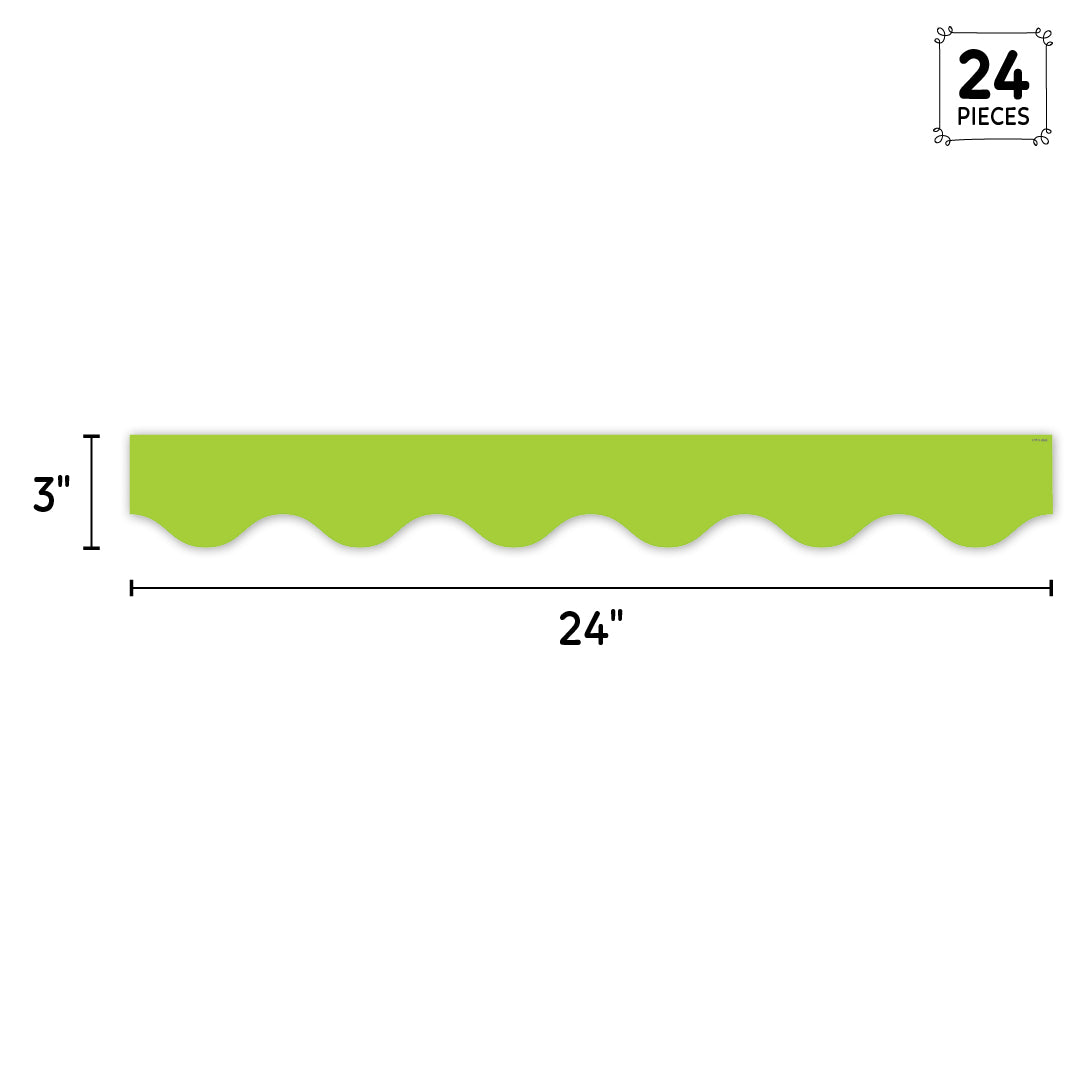 Core Decor Lime Wavy EZ Border