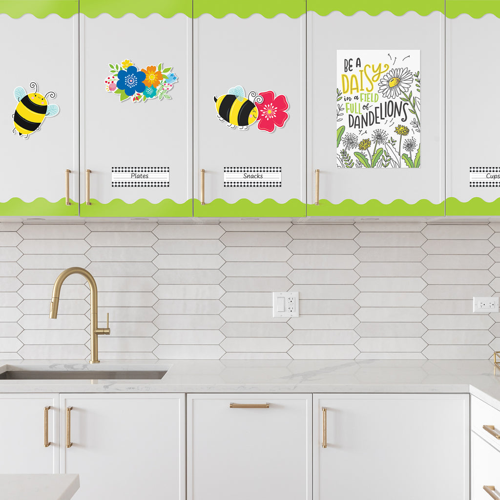 Core Decor Lime Wavy EZ Border