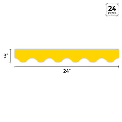 Core Decor Yellow Wavy EZ Border