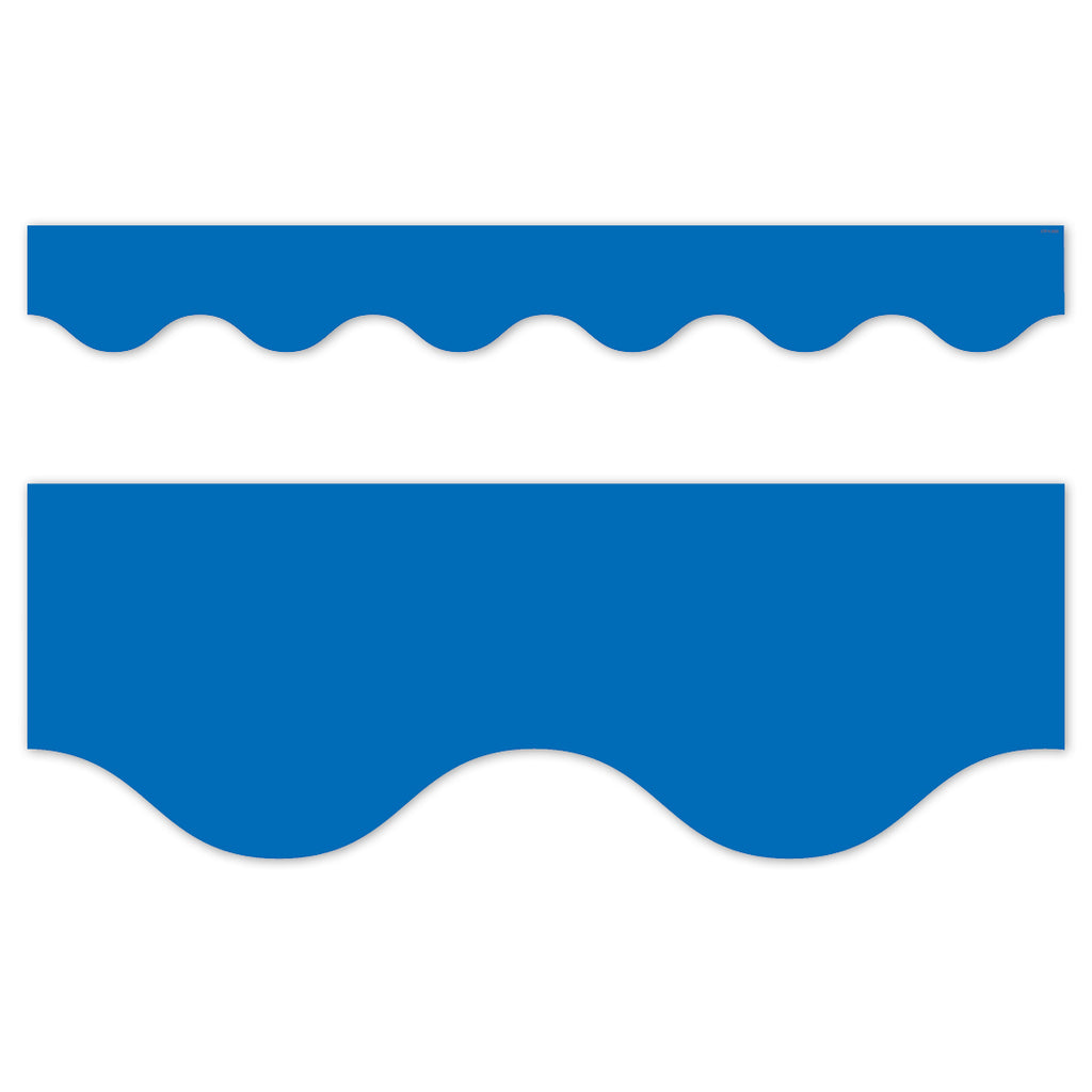 Core Decor Blue Wavy EZ Border