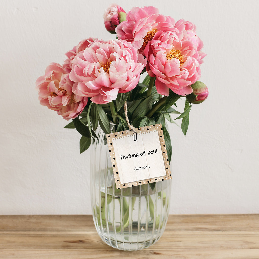 Core Decor Polka Dots on Wood 3" Designer Cut-Outs