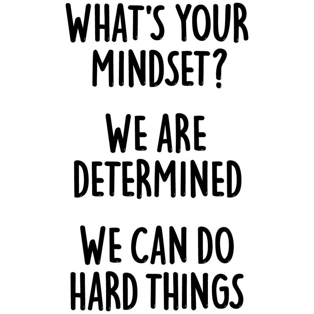 Core Decor Mindset Motivation Punch-Out Phrases