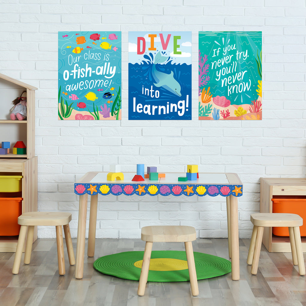 Sea Friends Inspire U 4-Poster Pack
