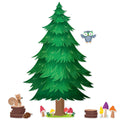 Woodland Friends Jumbo Pine Tree Bulletin Board