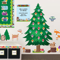 Woodland Friends Jumbo Pine Tree Bulletin Board
