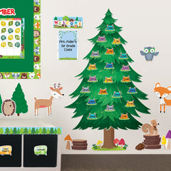 Woodland Friends Jumbo Pine Tree Bulletin Board