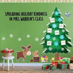 Woodland Friends Jumbo Pine Tree Bulletin Board