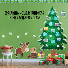 Woodland Friends Jumbo Pine Tree Bulletin Board