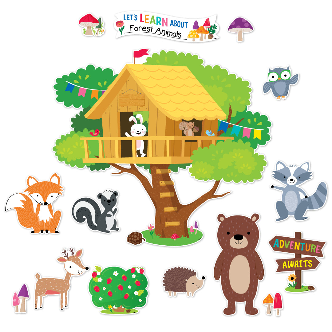 Woodland Friends Treehouse Bulletin Board