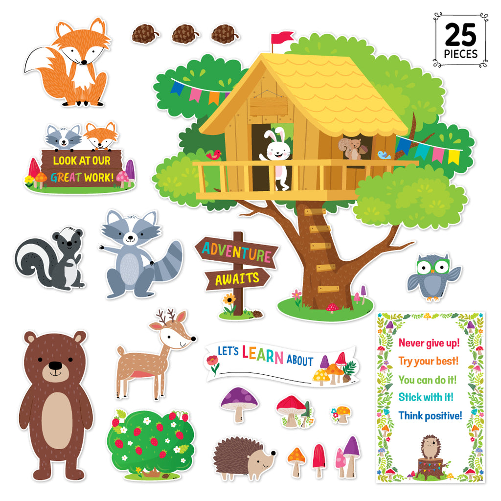 Woodland Friends Treehouse Bulletin Board