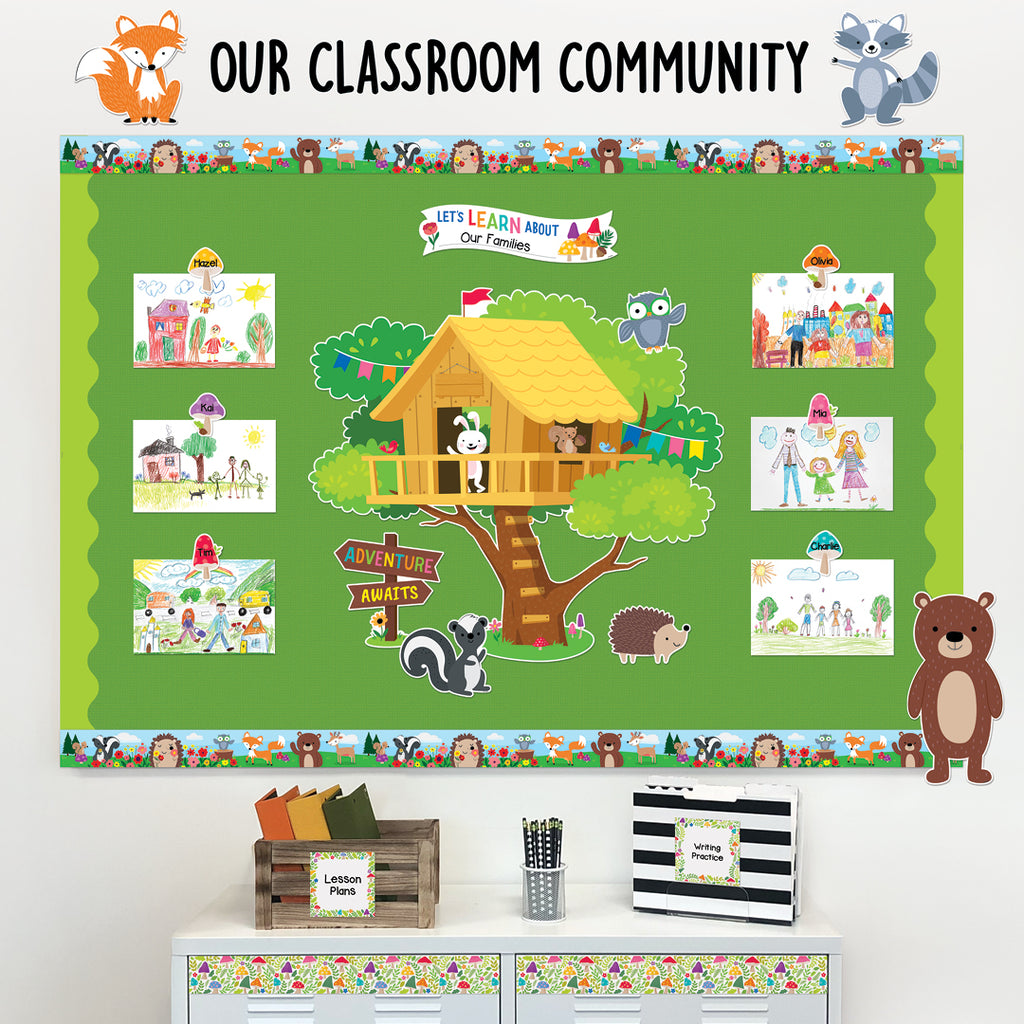 Woodland Friends Treehouse Bulletin Board