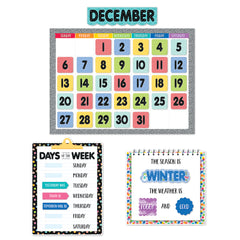 Core Decor Pattern Play Calendar Set Bulletin Board