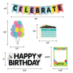 Core Decor Happy Birthday Mini Bulletin Board