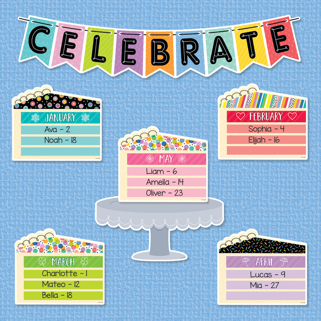 Core Decor Happy Birthday Mini Bulletin Board