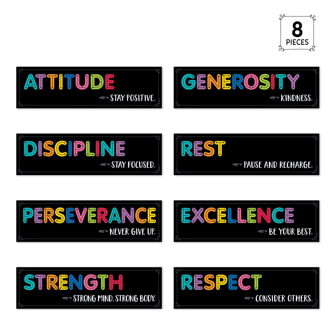 Core Decor Mindset Motivation Mini Bulletin Board