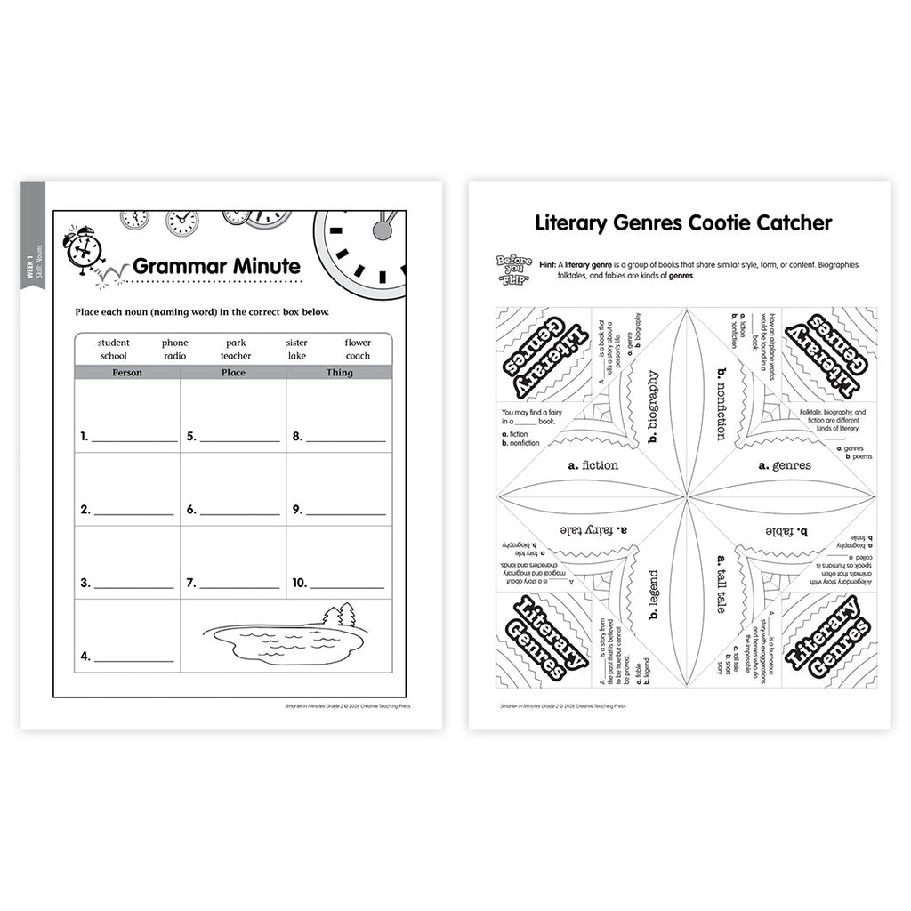 Smarter in Minutes Grade 2 Skills Practice Made Easy