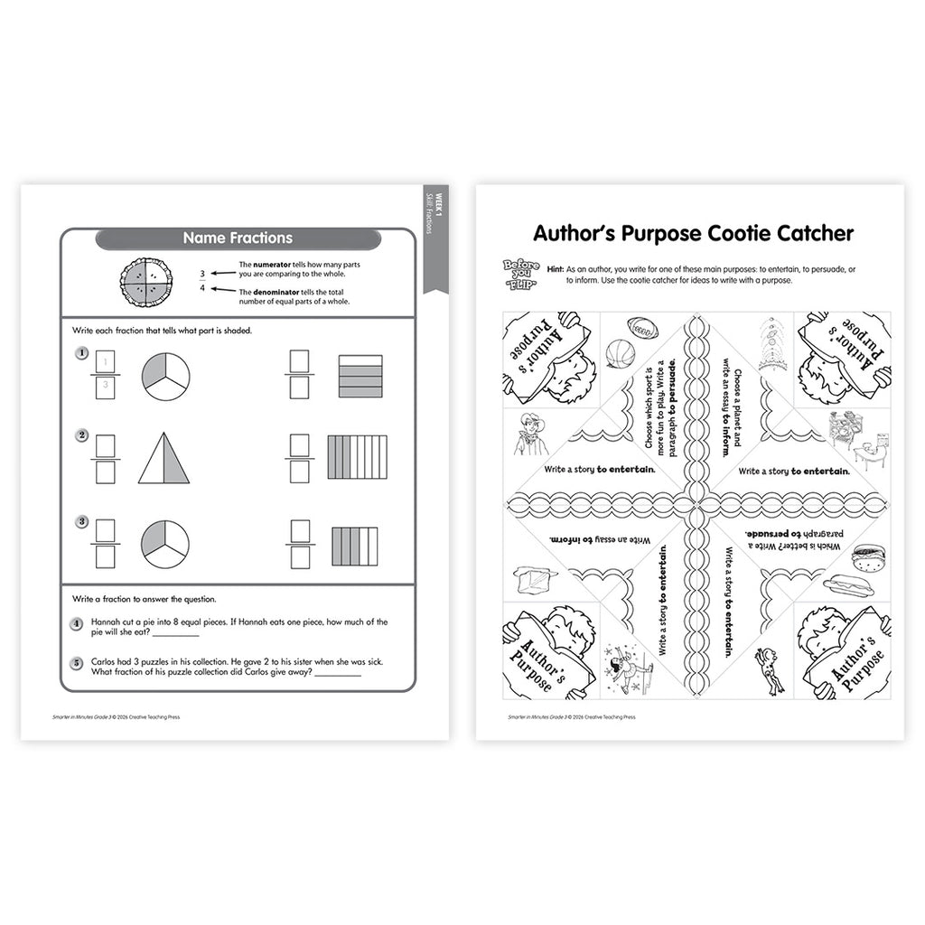 Smarter in Minutes Grade 3 Skills Practice Made Easy