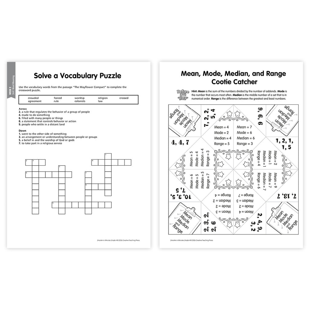 Smarter in Minutes Grade 4 Skills Practice Made Easy