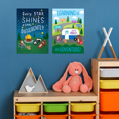 Woodland Friends Inspire U 4-Poster Pack (Woodland Friends)