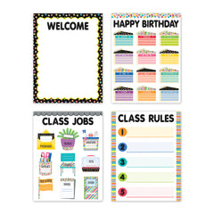 Core Decor Classroom Essentials  4-Chart Pack