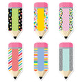Core Decor Pattern Play Pencils 6 Inch Designer Cut-Outs