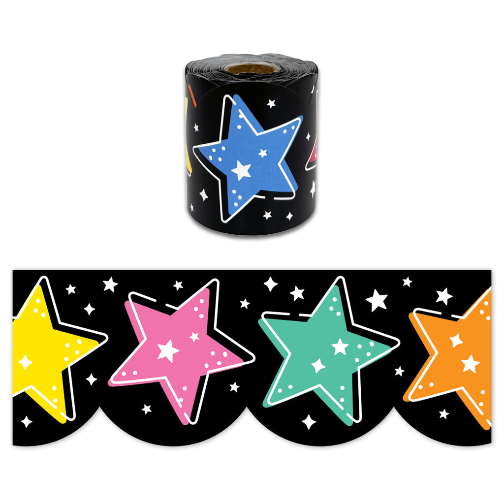 Star Bright Rolled Border