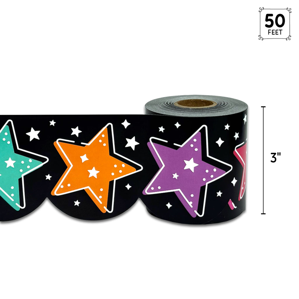 Star Bright Rolled Border