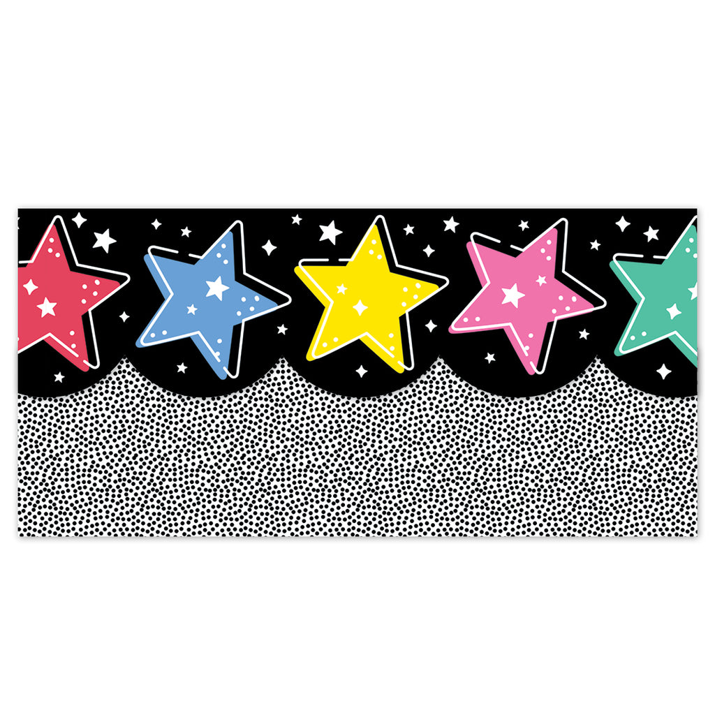 Star Bright Rolled Border