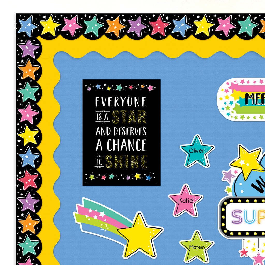 Star Bright Rolled Border