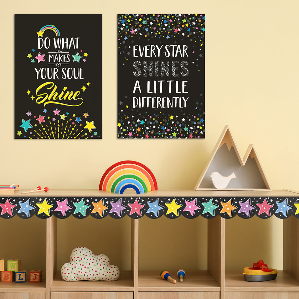 Star Bright Rolled Border