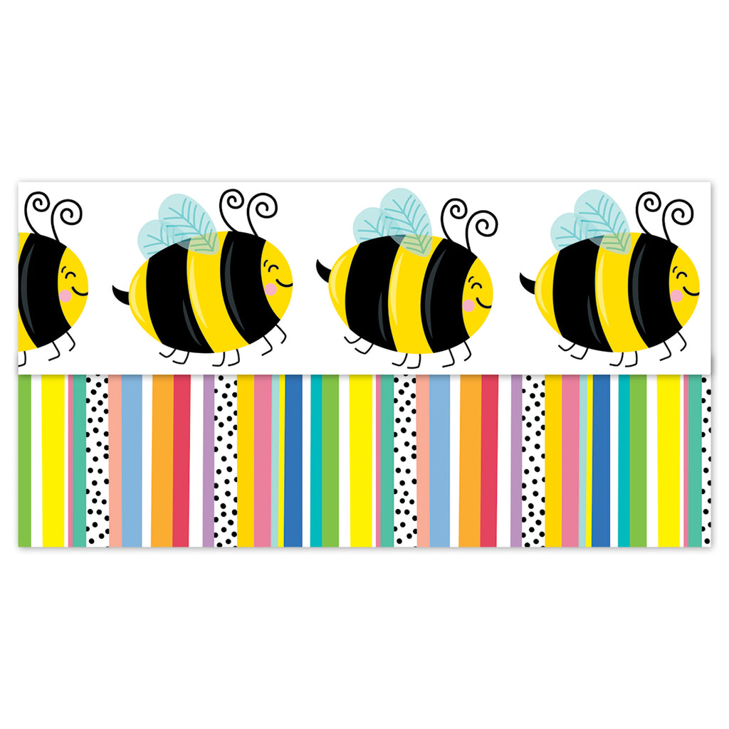 Busy Bees Rolled Border