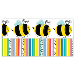 Busy Bees Rolled Border