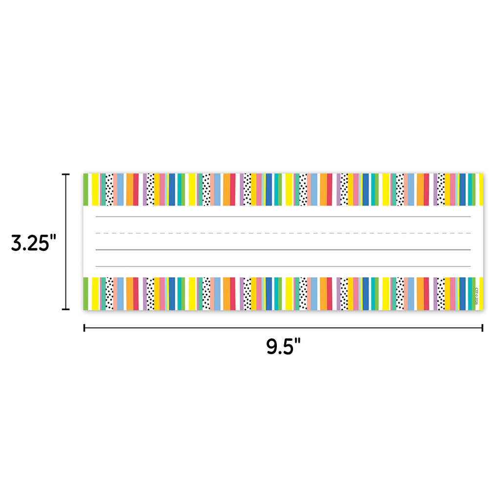 Core Decor Stripes and Dots Name Plates