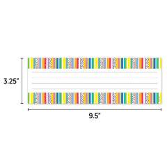 Core Decor Stripes and Dots Name Plates