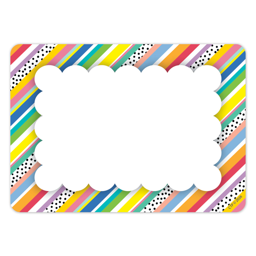 Core Decor Stripes and Dots Labels