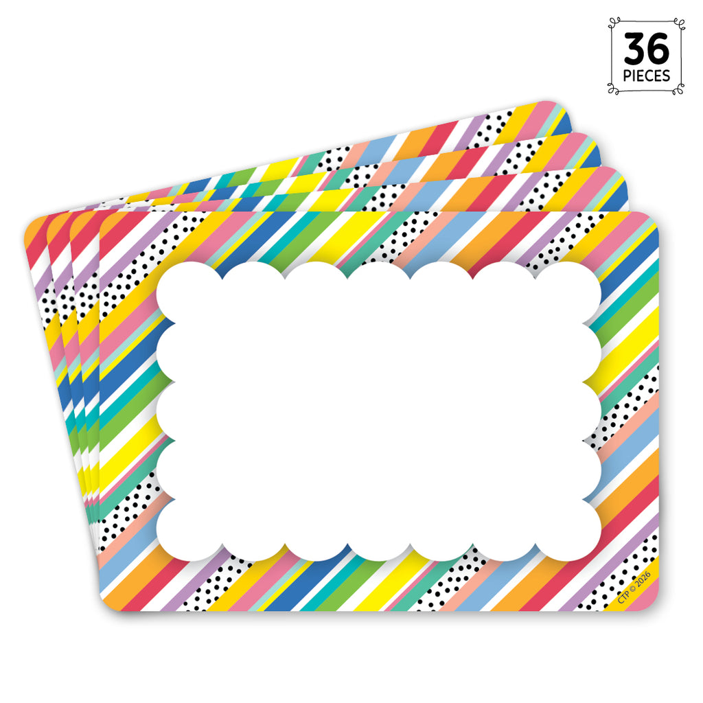 Core Decor Stripes and Dots Labels