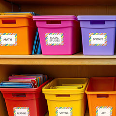 Core Decor Stripes and Dots Labels