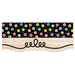 Core Decor Dotted Dots on Black Border