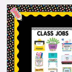 Core Decor Dotted Dots on Black Border