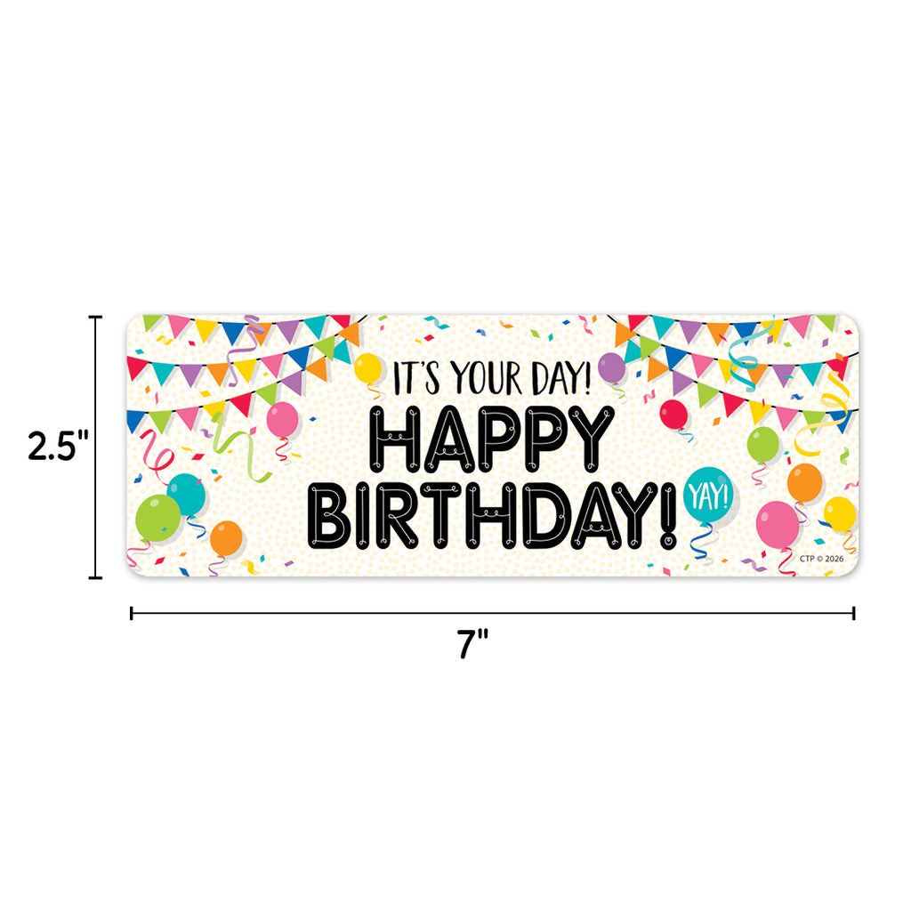 Core Decor Happy Birthday Bookmark