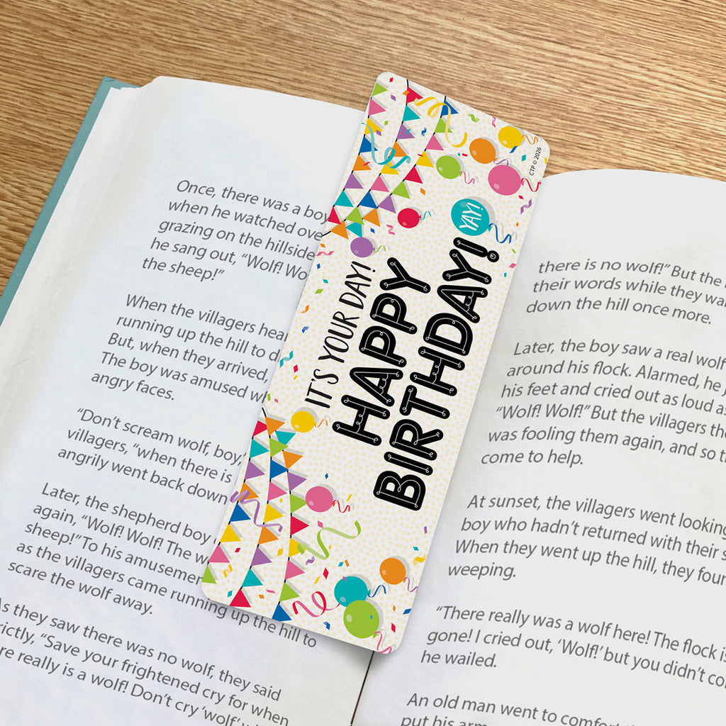Core Decor Happy Birthday Bookmark