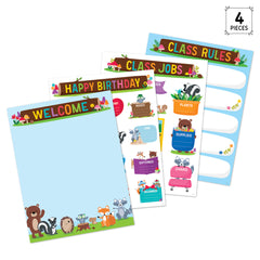 Woodland Friends Classroom Essentials  4-Chart Convenience Pack