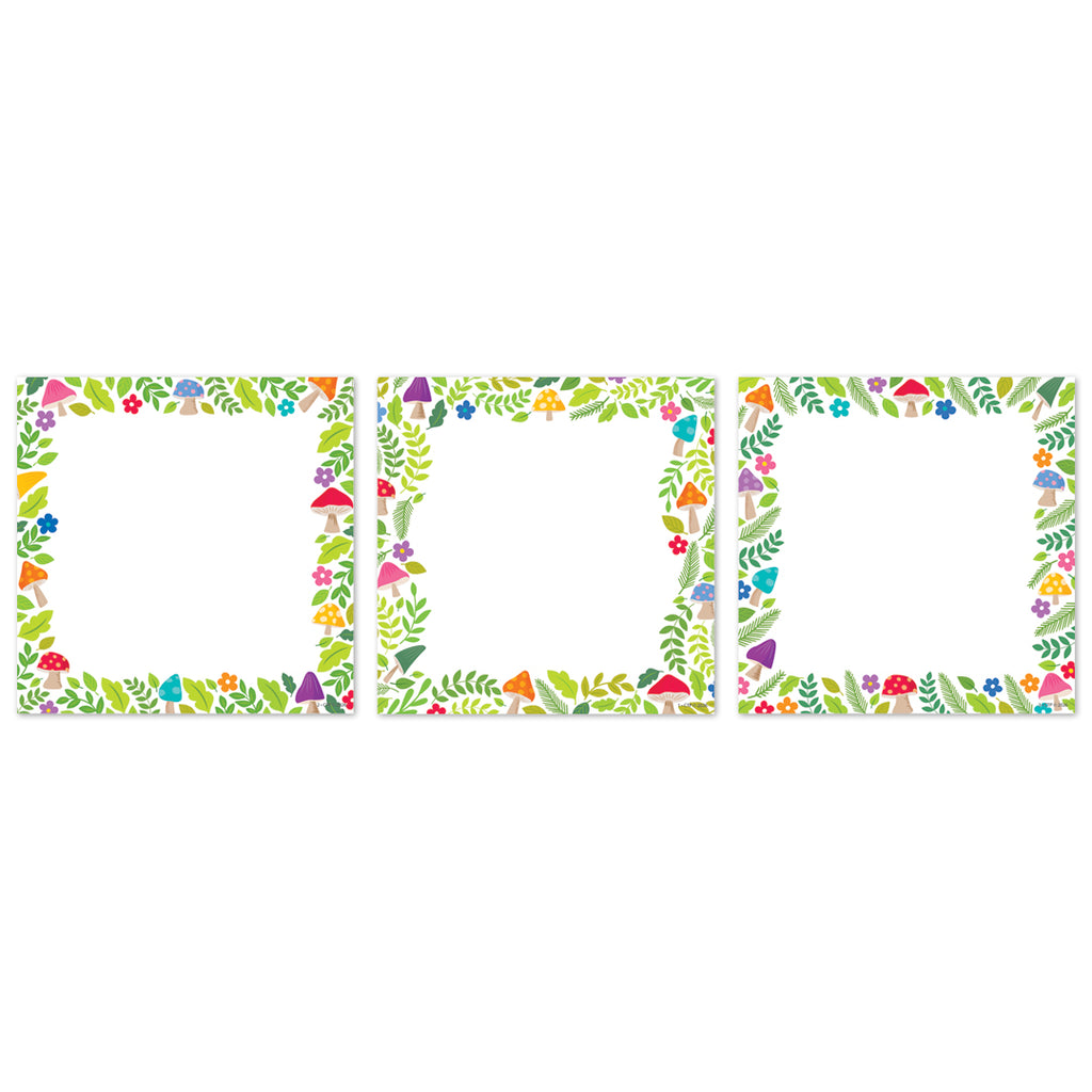 Woodland Friends Mushroom Medley Cards 6 Inch Designer Cut-Outs